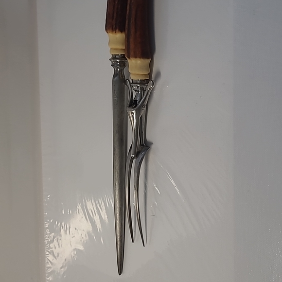 Vintage carving Roast fork and knife sharpener - Picture 5 of 8